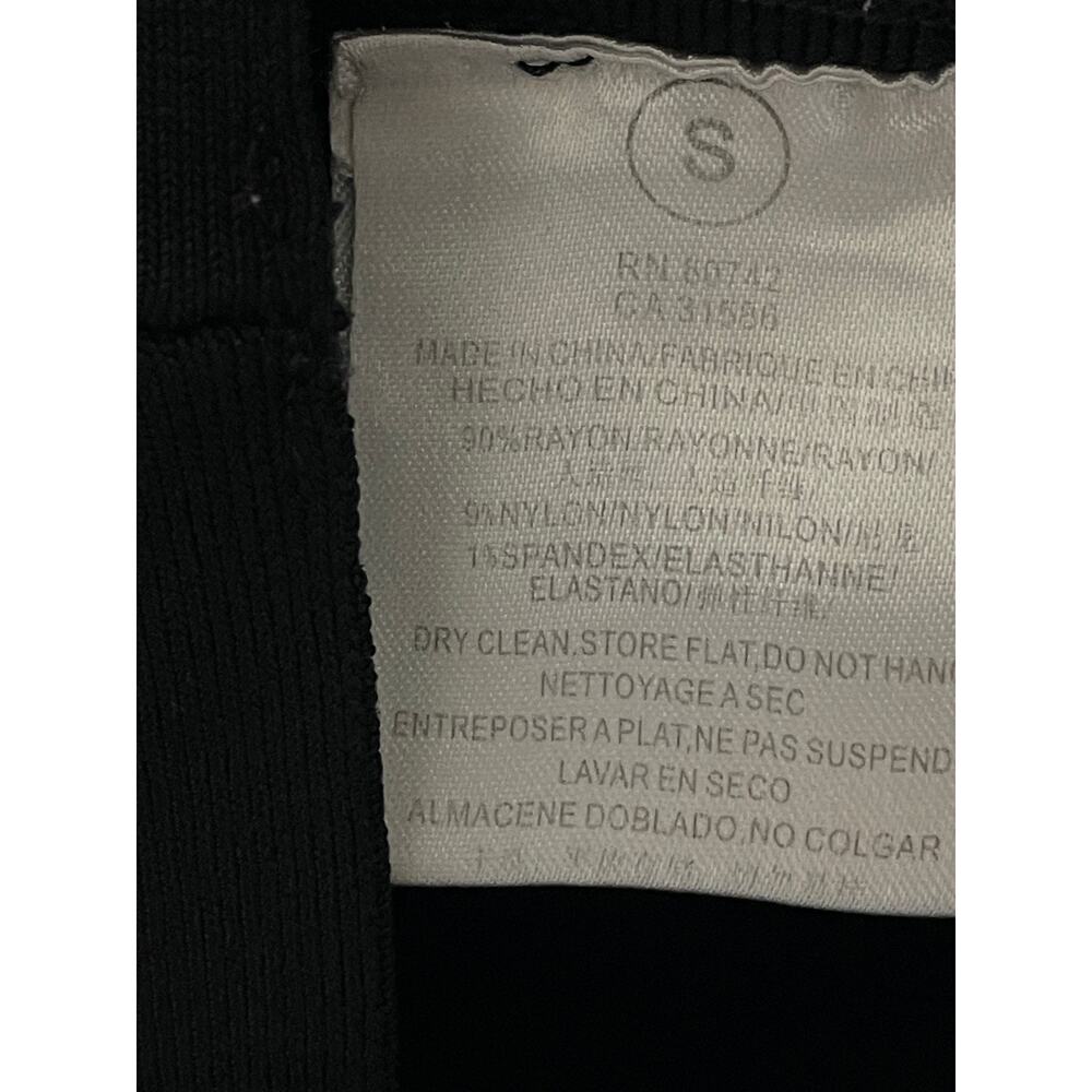 HERVE LEGER Black Original Bandage Mini Skirt Luxury Bodycon Small - Picture 6 of 7